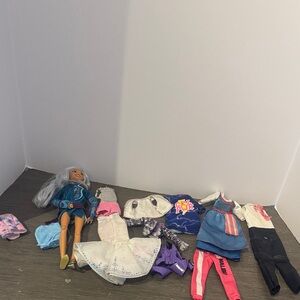 Barbie and doll clothes lot of 12 piece dresses pants shirts and more